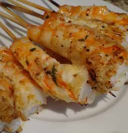 Shrimp Lollipops